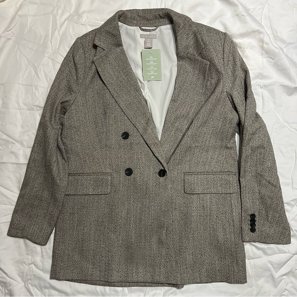 H&M Women's Classic Gray Blazer